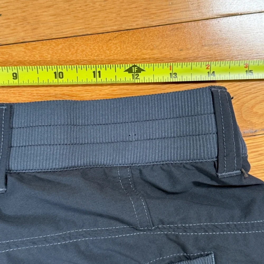 Kuhl‎ Womens Gray Horizn Hiking Cargo Pants Size 4 Reg Cinched Ankle Utility